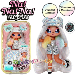 2022 Na! Na! Na! Surprise Pom Glam Кукла с портмоне 2в1 - Ari Prism